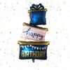 Birthday Party Balloon DIY Scene Layout Various Styles Birthday Cake Toy Decoration Creative Inflatable Cartoon Aluminum Foil Balloon Party