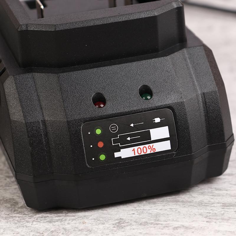 1 szt. Ładowarka do akumulatorów narzędzi elektrycznych Odpowiednia do akumulatorów litowo-jonowych Przenośna szybka ładowarka