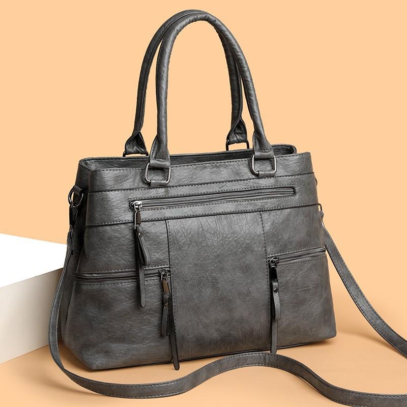 

Женские сумки Сумка и кошелек Женские однотонные наплечные сумки кроссбоди Женские дорожные сумки для поездок 1PC темно серый