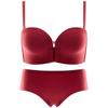 Natal Year Red Thickened Half Cup Shows a Large Half Cup Non-slip and Seamless Strapless Bra Cover