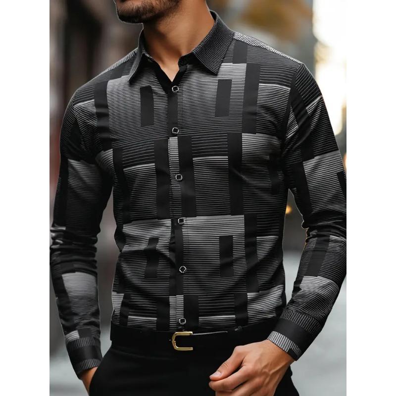 Hawaiian Men s Shirt Blue Striped Printed Shirt Fashion Summer Beach Shirt Clothing Flap Collar Men s Clothing 4XL