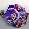 1pc KPop Demon Hunters17 Umbrella, Sun Protection, And UV Shielding. It Has Eight Sturdy Ribs for Outdoor Use And Perfect Gift
