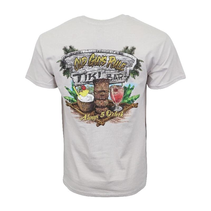 Old Guys Rule Tiki Bar Unisexs T Shirt S