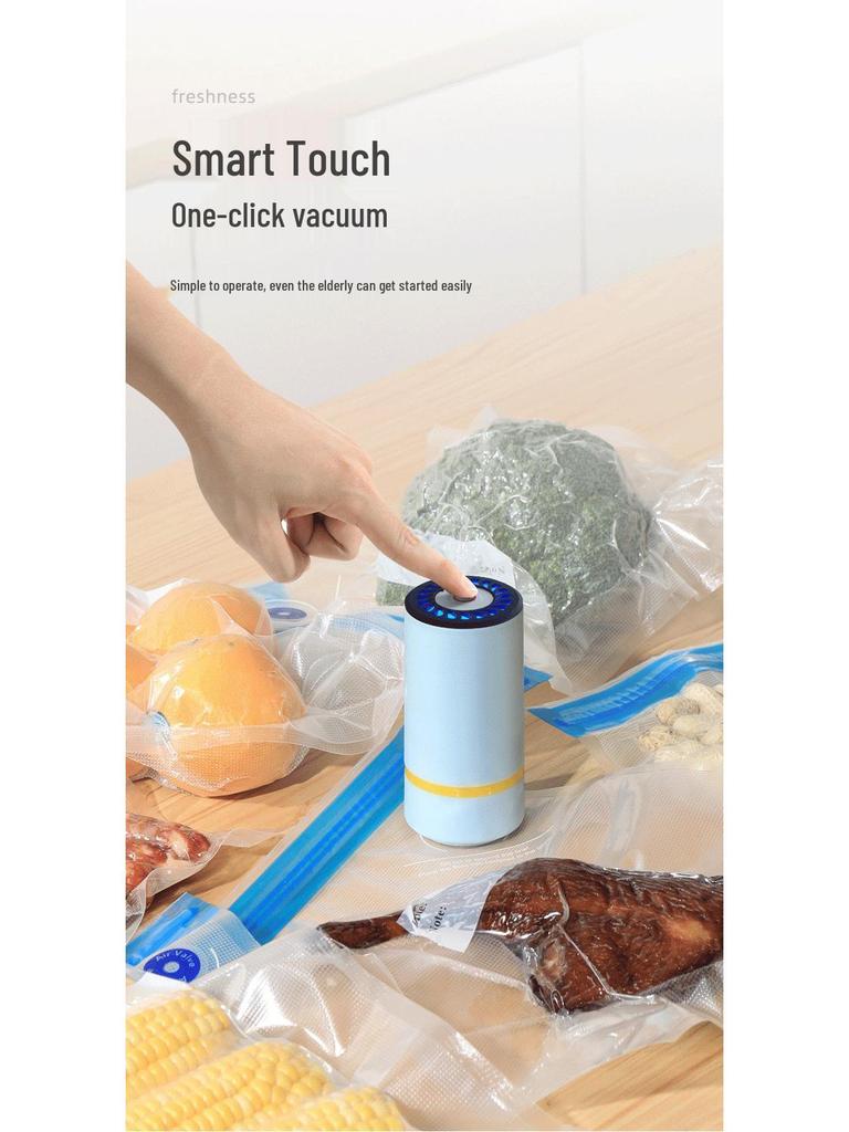 Handheld Electric Vacuum Sealer and Stick Vacuum Machine for Freshness Sealing