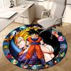 1pc Dragon Ball Super Characters Circular Artwork Round Carpet, Made of Polyester, Decorating Office Chairs, Living Rooms,Vibrant Decorative Rug