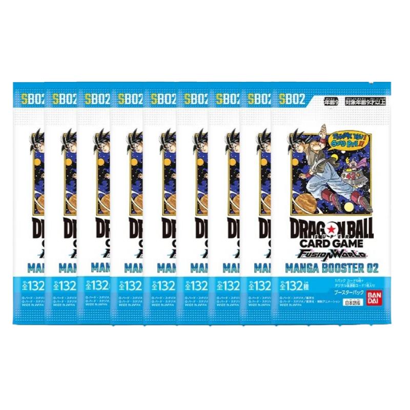 Dragon Ball TCG Fusion World Card Game Japanese Edition Supplement Pack Manga Booster 02 Comic Theme Collection