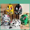 Mickey Mouse Børne Rygsæk Tegneserie Print Åndbar PU Børnehave Skole Taske For Børn