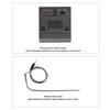 Barbecue Thermometer with Integrated Magnet and Stand, High Temperature Probe for Kitchen Oven Cooking
