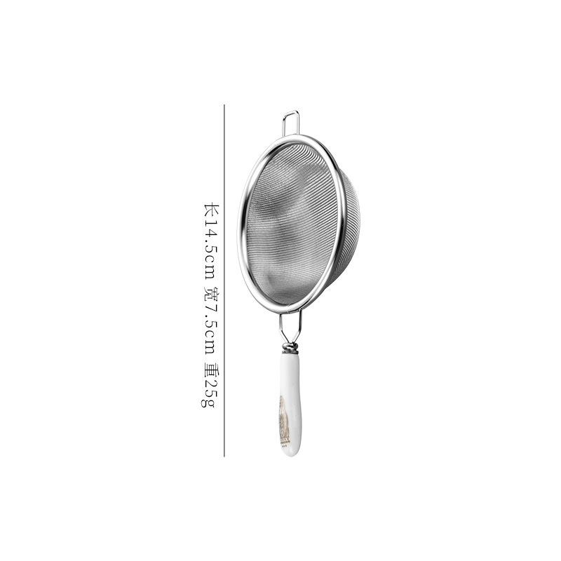 Stainless Steel 304 Tea Infuser & Strainer Set with Ceramic Filter Screen - Kung Fu Tea Accessories