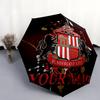 1 PC Automatic Folding Umbrella - Sunderland A.F Custom Name Pattern, Portable & Foldable Design with 8 Ribs, Christmas Birthday Gifts