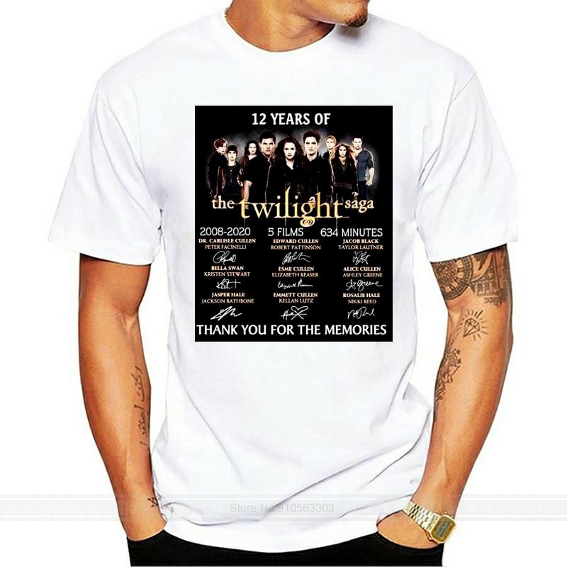 

12 Years Of The Twilight Saga Thank You For The Memories TShirt cotton tshirt men summer fashion tshirt euro size 4XL
