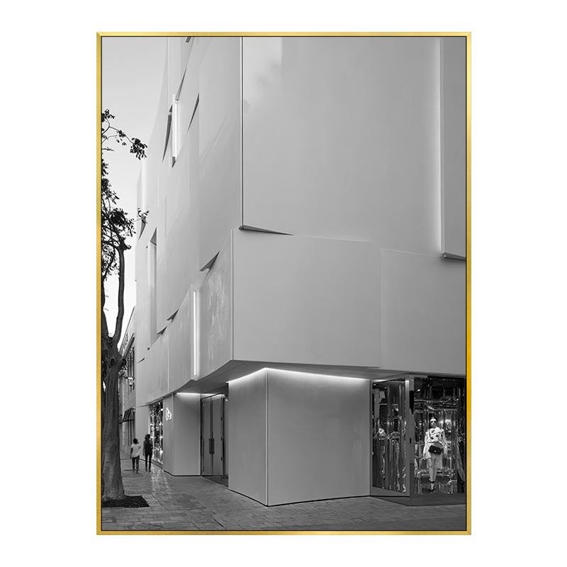 Mode Lyxbil Sexiga Kvinnor Moderna Svartvita Dekorativa Målningar Canvas Väggkonst Bilder Foton Vardagsrum Heminredning