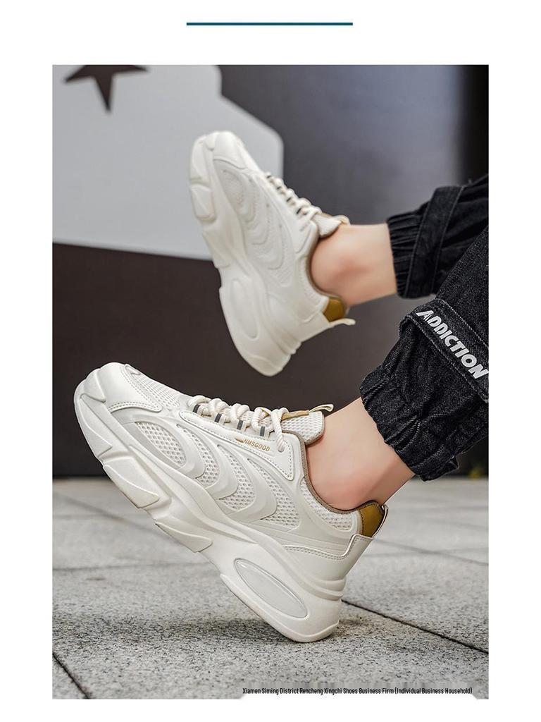 2025 Versatile Black Warrior Men's Breathable Sneakers - Summer/Autumn Trend
