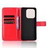 For Xiaomi Redmi Note 14 4G (163.25mm) Case Crazy Horse Texture PU Leather Phone Wallet Cover