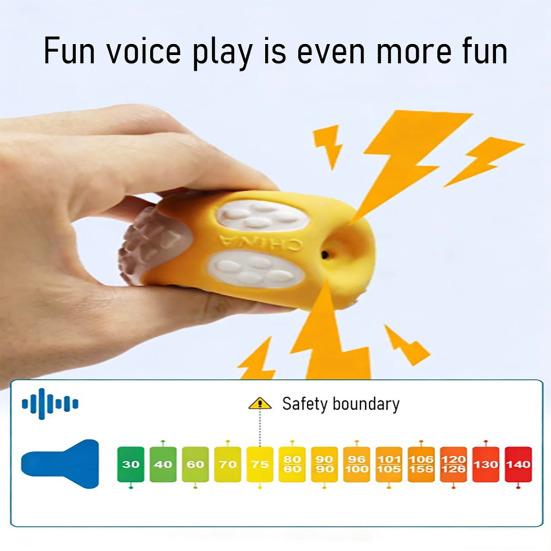 Pet Toy with Sound-producing Design Durable Latex Chew Toy Teeth Grinding And Gum Massage Toy for Small