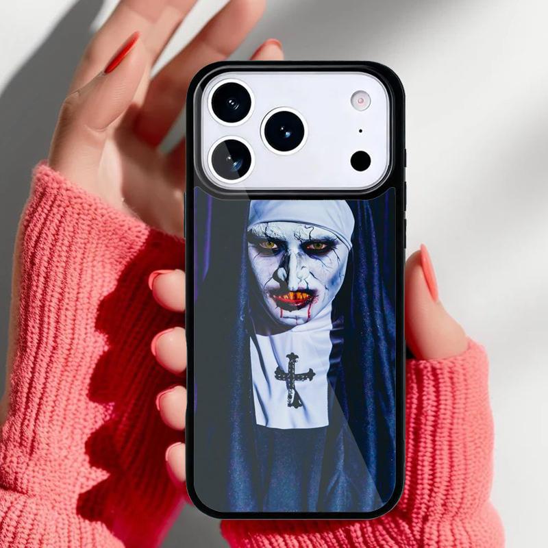 Creepy Nun Dead Horror Phone Case for iPhone 17 16 15 14 13 Pro Max Back Cover for 12 11 Pro Coque
