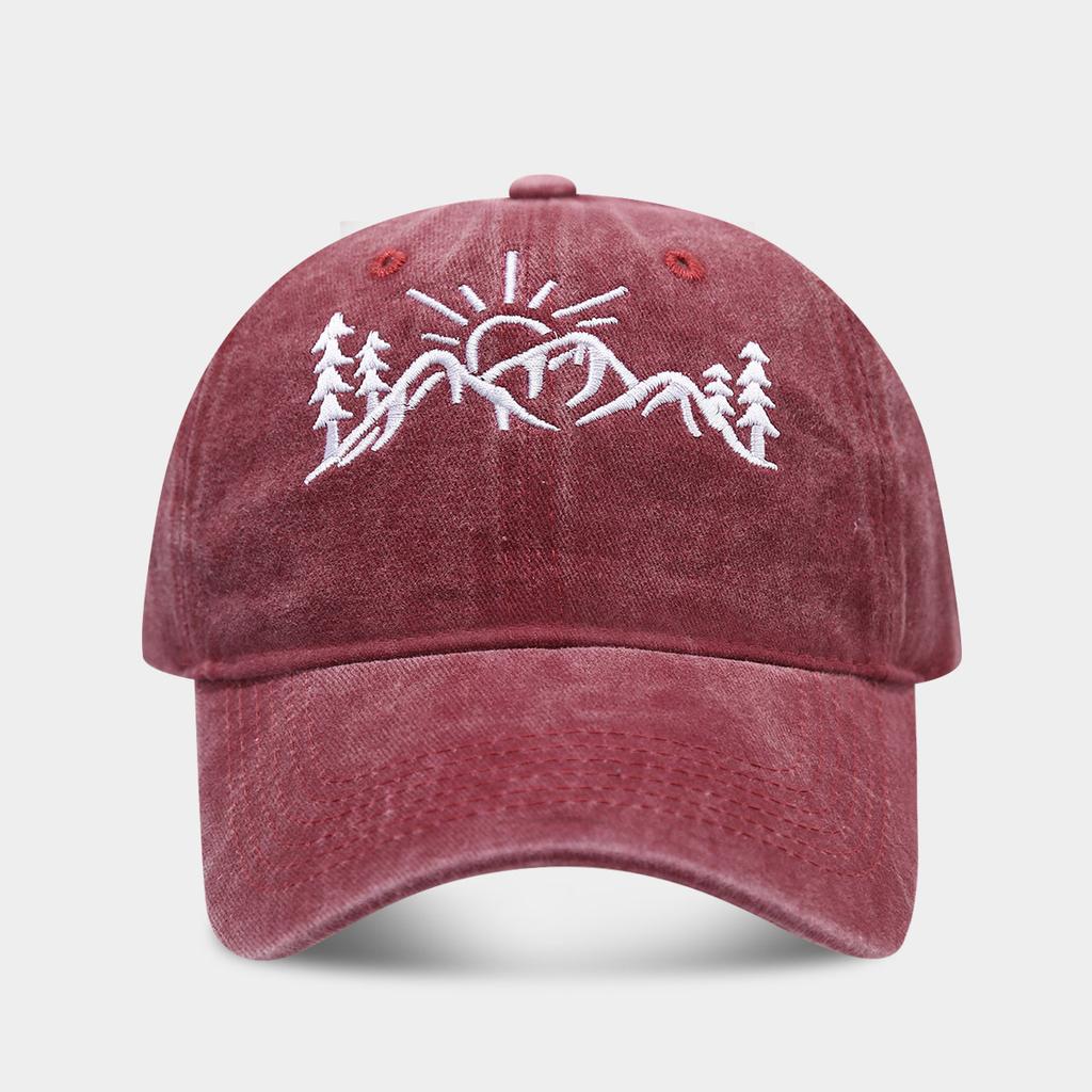Verstellbare Vintage-Kappe für Damen und Herren für Outdoor-Wanderungen und Bergsteigen