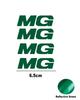 4pcs Car body h Sticker For MG ZS HS GT HECTOR MG3 MG5 MG6 MG7 Auto Accessories