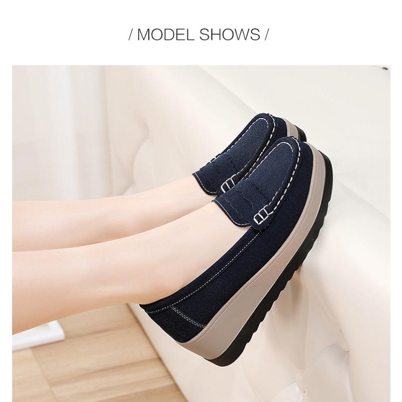 Plus-size New Thick-soled Casual Shoes, Sponge Shoes for Women