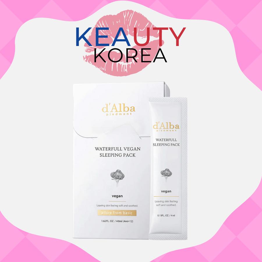 d'Alba Waterfull+ Vegan Sleeping Pack 4ml 2Box