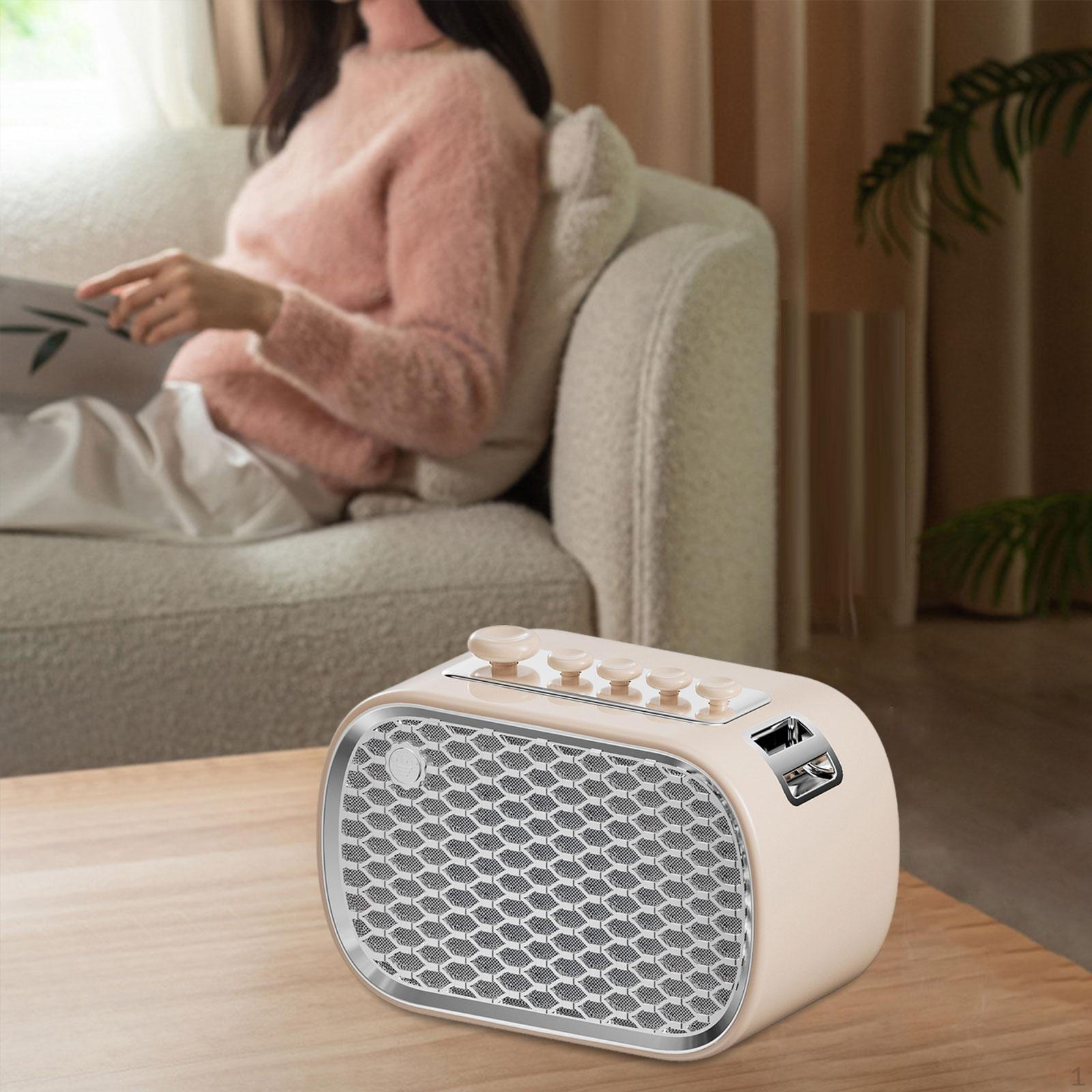 

Белый шум машина компактная для сна поддержка TF карта портативный динамик бежевый