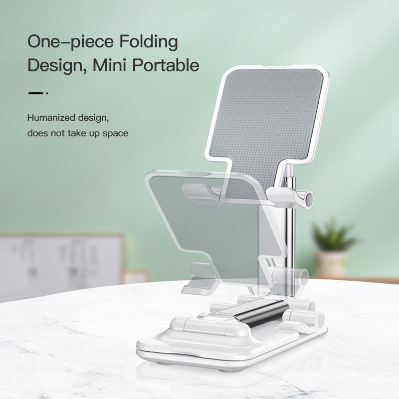 Live Phone Stand Multifunctional Telescopic Folding Mini Phone Holder Foldable Mobile Phone Bracket Desk for Iphone Ipad Xiaomi Huawei Samsung Tablet