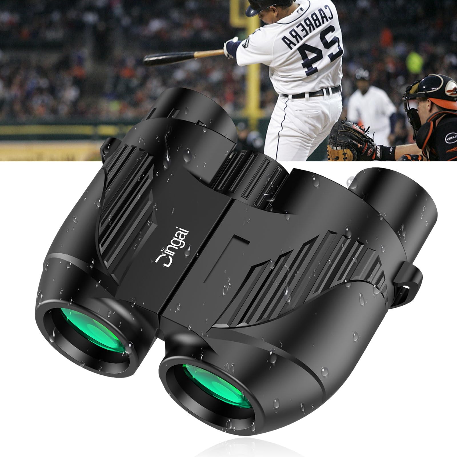 

DINGAI 20x Opera Binoculars for Live Performances Design with Transmittance and High Waterproof and Glasses Adjustable Bird Sports Wild Bird and