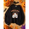 Ghost Pumpkin Spice Season Printed Ladies Sweatshirt Harajuku Costume Autumn Casual Halloween Pullover