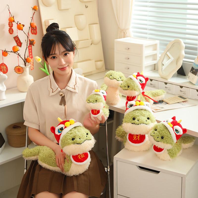 Adorable Snake Plush Toy 2025 Zodiac Year Lucky Gift Soft Cute Stuffed Animal