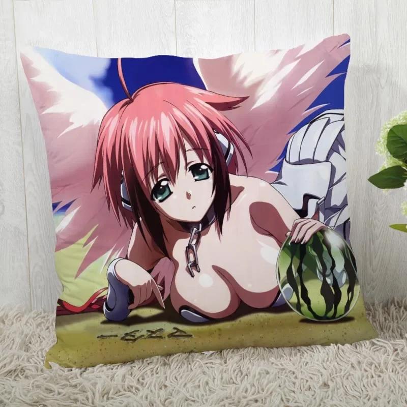 

Наволочки на заказ Sora No Otoshimono Квадратная наволочка Рождественский чехол на подушку на молнии 40*40см,45*45см(Одна сторона) 12x12Inch