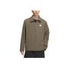 Adidas Fustl Jacket 11 Logo Sports Casual Polo Jacket Men Jacket Green Brown JE3685