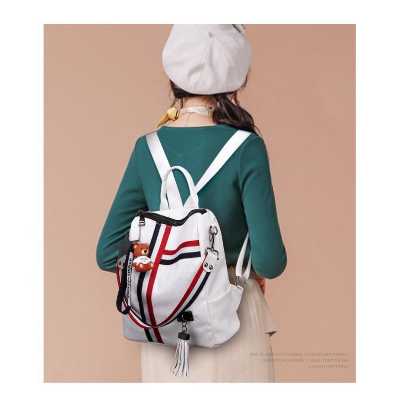 

2023 Новый женский красочный пояс с подвеской, мягкий ретро-рюкзак большой вместимости