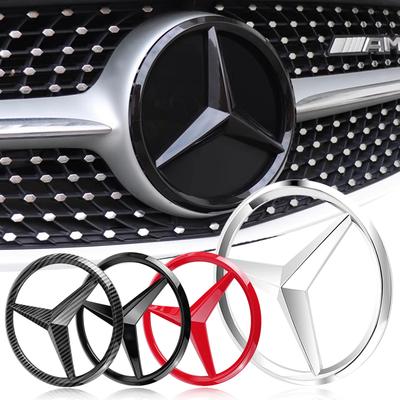 ABS Auto Frontgrill Abzeichen Aufkleber Abdeckung Emblem Aufkleber Autozubehör Für V177 W247 W176 W177 W207 W203 W204 GLA GLC X253 GLK