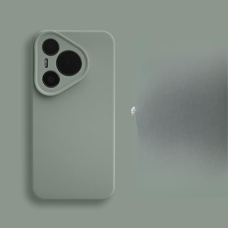 Solid-color Liquid Silicone Is Suitable for The High-end Feel of Huawei Pura70pro Phone Case and Anti-drop Protective Case for Mate60Pro