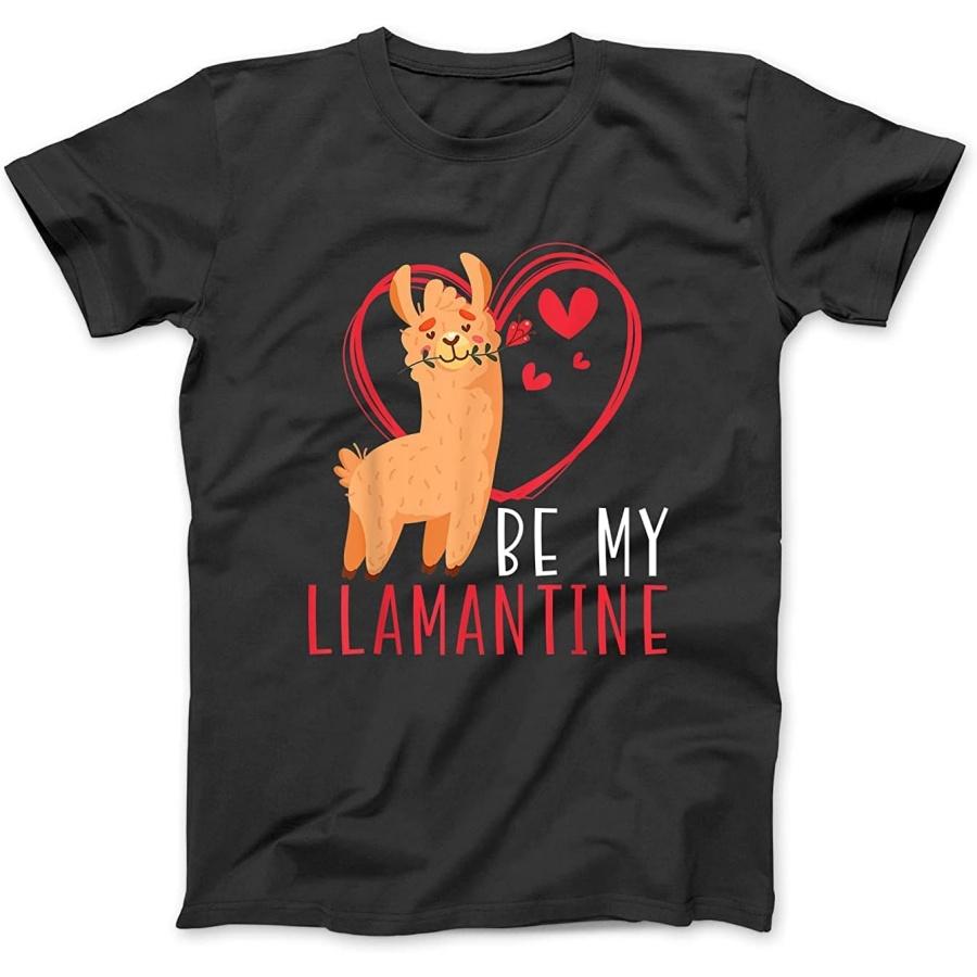 Valentines Day Hearts Day Cupid Love Llama Lover T-Shirt Sweatshirt Hoodie Tanktop for Men Women Kids Black XXXXXL разноцветный