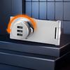Double-Opening Cabinet Password Locks 3 Digit Drawer Lock Cabinet Door Combination Lock Locker