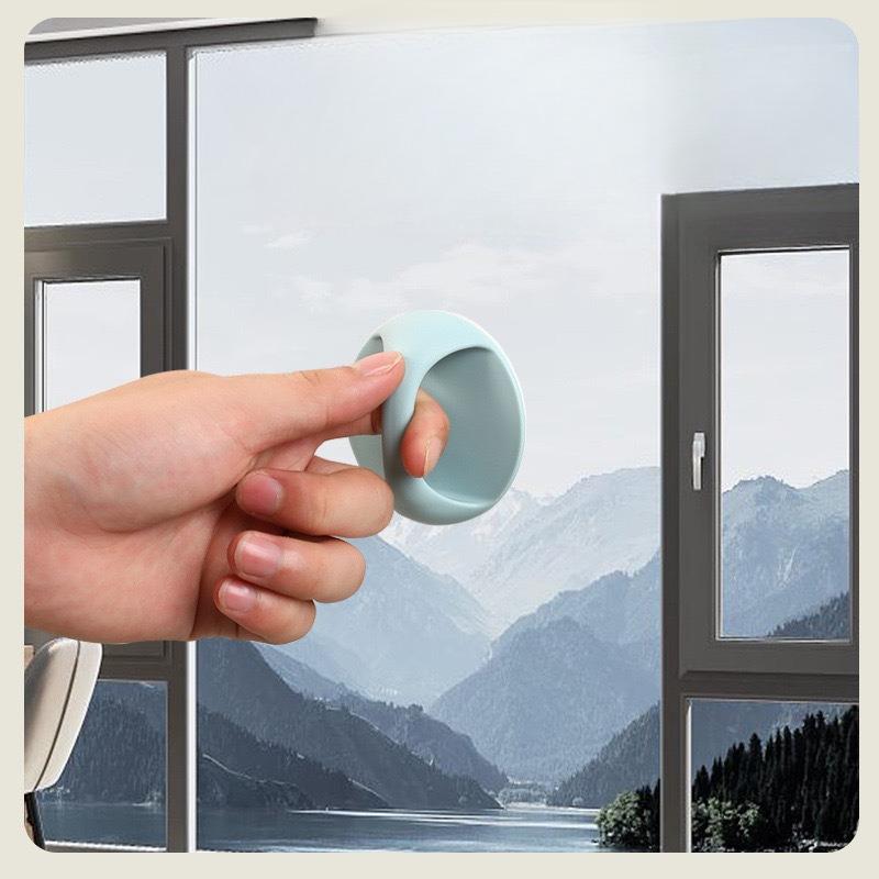 Adhesive Drawer Pull Handle Helper For Wardrobe Glass Window Door Non Drilling Plastic Puller Grab Bar Accessory