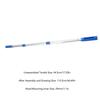 Telescopic Swimming Pool Pole 3-Section For Leaf Skimmer Mesh Rake Net Grip Handle For Spa Pond Swimming Pool Cleaning