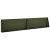 Retaining Wall 2 Pcs 100 X 12 X 30 Cm Steel Olive Green
