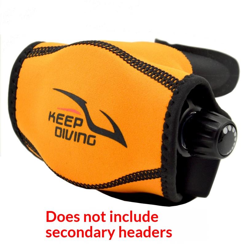 Snorkel Scuba Second Stage Head Cover Diving Regulator Universal Secondary Head Protector Case Covers Scuba Diving Parts оранжевый