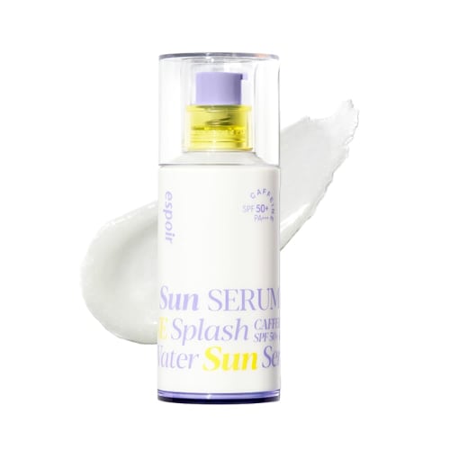 

Espoir Sunscreen Serum Water Splash Sun Serum 50ml SPF50+ PA+++ Anti-swelling All-in-one Skin Care UV Serum Makeup Base Transparent Highly Moisturizin