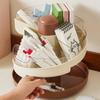 Divided Serving Bowls Multi-purpose Tray Snack Organizer Meal Prep Fruits Nuts Candies Rotating Snack Holder Food Organizer