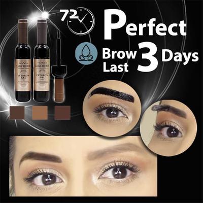 Eyebrow Dye Gel Tear Eyebrow Dye Permanent Setting Waterproof Non-removing Natural Three-dimensional Lazy Eyebrow Cream Women's Cosmetics Beauty Tool