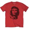 Che Guevara Černé na červeném Unisex tričko