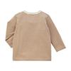 MIKI HOUSE HOT BISCUITS Long Sleeve T-Shirt, Beige, 110cm, for Boys and Girls, 70-5211-686