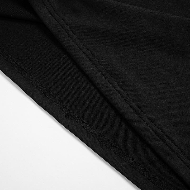 Y2K Damen-Kleid mit quadratischem Ausschnitt, langen Ärmeln, hoher Taille, abstrakt, sexy, gestreifter Körper, bedruckt, lässig, Wickel-Hüftkleid