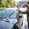 Car Wash Brush Absorbent Vehicle Washing Mop with Detachable Head Chenille