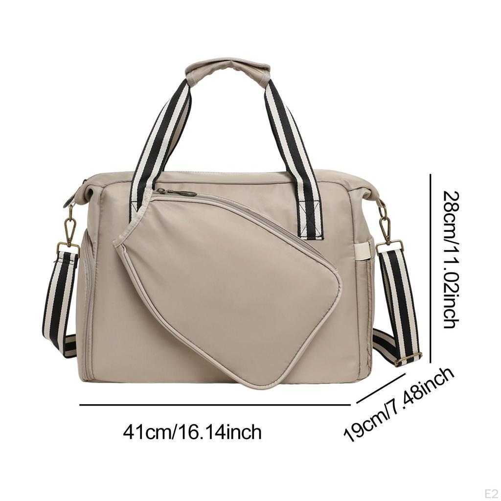 Pickleball Racket Bag Handbag Oxford Cloth Multifunctional Racquet Carrier