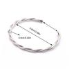 Practical High Polished Spirals Cuff Bracelet Comfortable Everyday Wear With Gifts Pouches Daily Use Casual Wear