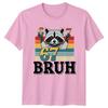 Raccoon 67 Bruh TShirt Raccoon Lover Birthday 67th Birthday Gift